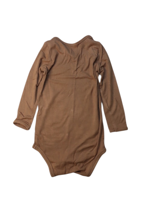 A Brown Long Sleeve Bodysuits from Kyte Baby in size 18-24M for girl. (Back View)