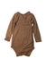 A Brown Long Sleeve Bodysuits from Kyte Baby in size 18-24M for girl. (Back View)