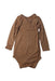 A Brown Long Sleeve Bodysuits from Kyte Baby in size 18-24M for girl. (Back View)