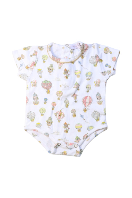A Multicolour Short Sleeve Bodysuits from Atelier Choux in size 3-6M for girl. (Front View)