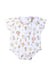 A Multicolour Short Sleeve Bodysuits from Atelier Choux in size 3-6M for girl. (Front View)