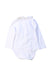 A White Long Sleeve Bodysuits from Thomas Brown in size 3-6M for boy. (Back View)