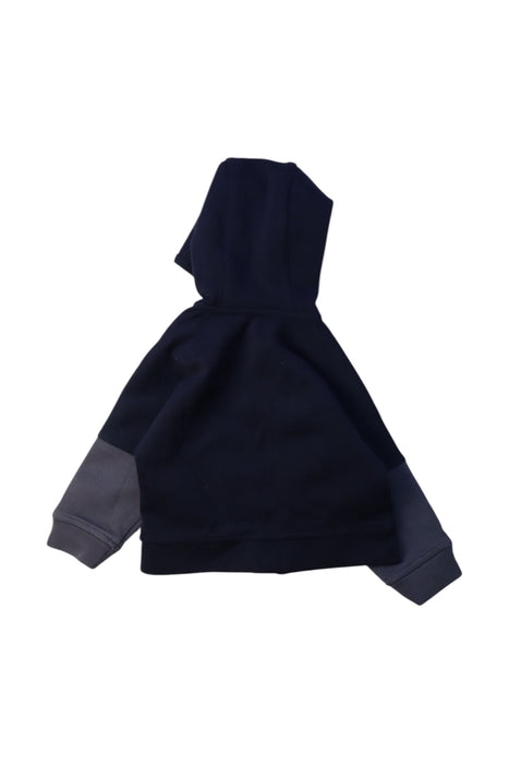 A Navy Hooded Sweatshirts from Armani in size 3-6M for boy. (Back View)