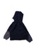 A Navy Hooded Sweatshirts from Armani in size 3-6M for boy. (Back View)