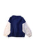 A Navy Buttoned Sweatshirts from Petit Bateau in size 12-18M for boy. (Back View)