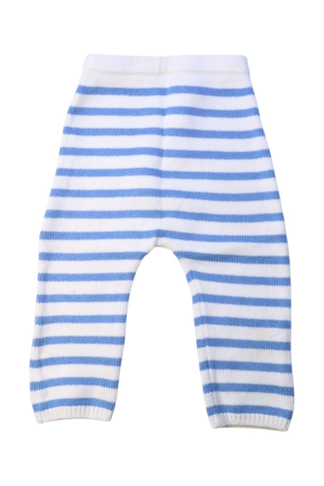 A White Casual Pants from Petit Bateau in size 6-12M for boy. (Back View)