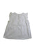 A White Sleeveless Tops from Monoprix in size 6T for girl. (Back View)