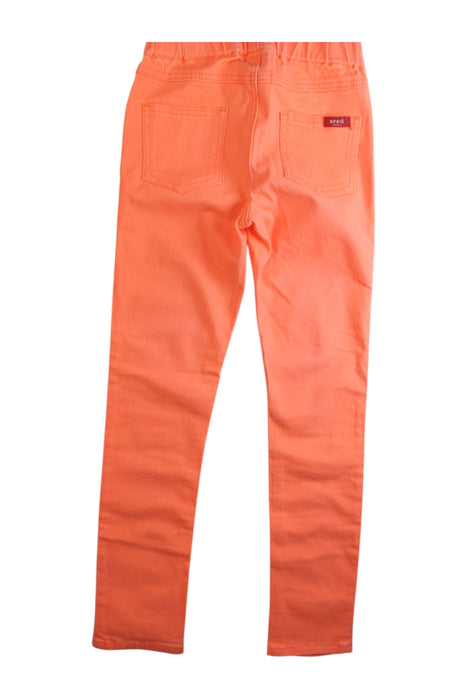 A Orange Jeggings from Seed in size 8Y for neutral. (Back View)