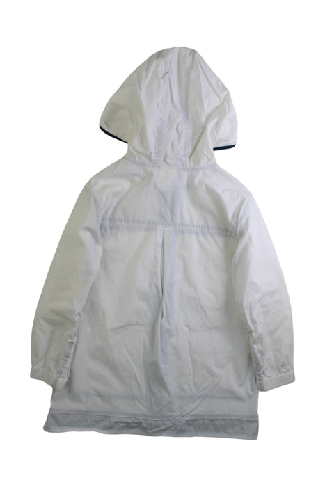 A Multicolour Rain Jackets from Kingkow in size 5T for girl. (Back View)