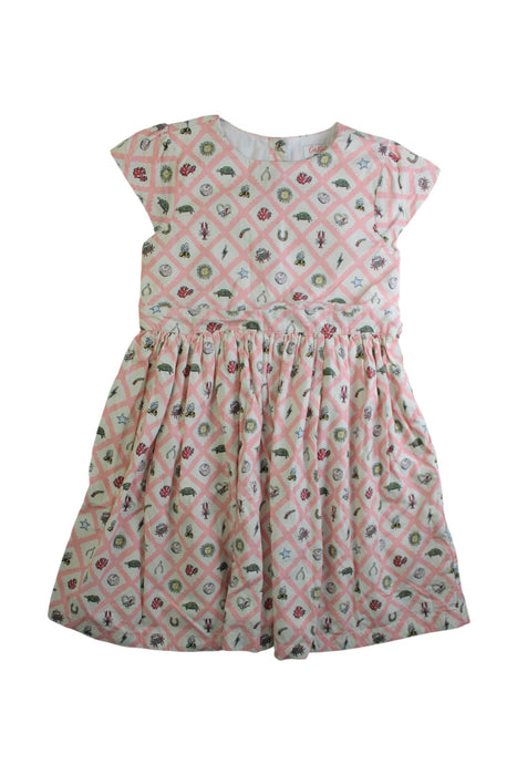 A Multicolour Sleeveless Dresses from Cath Kids London in size 5T for girl. (Front View)