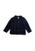 A Navy Cardigans from Petit Bateau in size 3T for boy. (Front View)