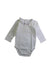 A White Long Sleeve Bodysuits from Jacadi in size 3-6M for girl. (Front View)