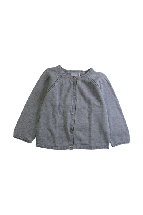 A Grey Cardigans from Bout'Chou in size 6-12M for neutral. (Front View)