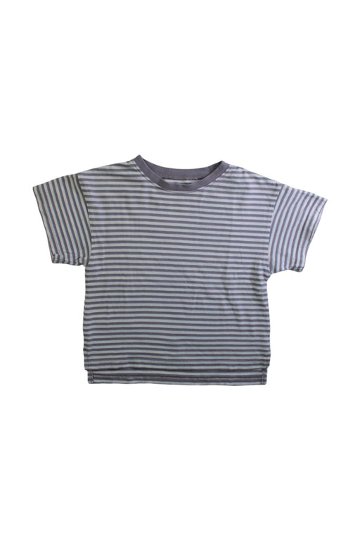 A Grey Short Sleeve Tops from Global  Work in size 2T for neutral. (Front View)