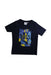 A Navy Short Sleeve T Shirts from Boss in size 4T for boy. (Front View)
