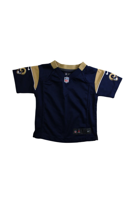 A Navy Short Sleeve Shirts from Nike in size 2T for boy. (Front View)