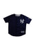 A Navy Short Sleeve Shirts from Majestic in size 2T for neutral. (Front View)