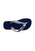 A Blue Flip Flops from Havaianas in size 3T for boy. (Front View)
