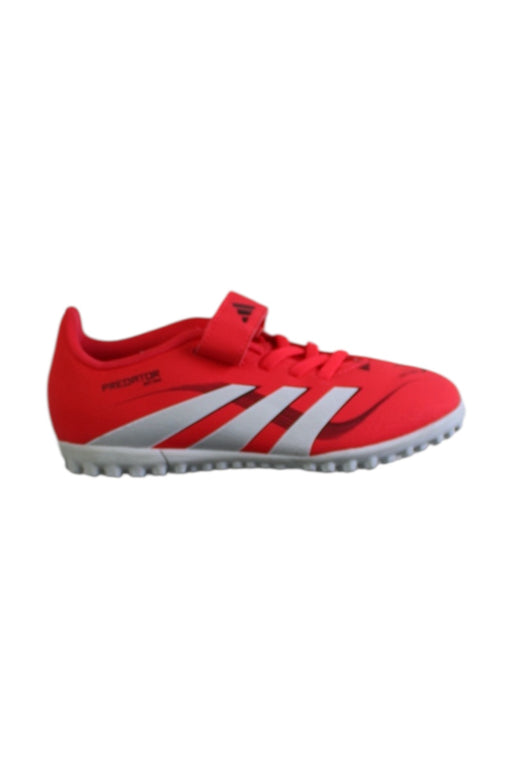 A Red Cleats/Soccer Shoes from Adidas in size 6T for neutral. (Front View)