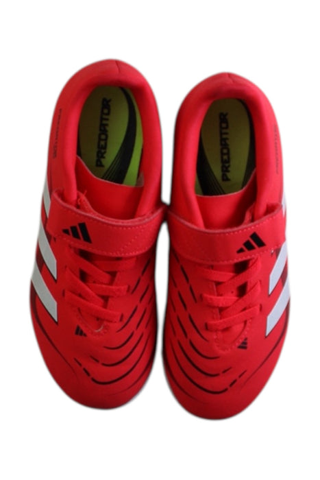 A Red Cleats/Soccer Shoes from Adidas in size 6T for neutral. (Back View)