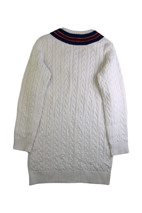 A White Knit Sweaters from Polo Ralph Lauren in size 12Y for girl. (Back View)