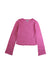 A Pink Long Sleeve Tops from Crewcuts in size 6T for girl. (Front View)