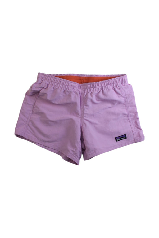 A Purple Shorts from Patagonia in size 10Y for girl. (Front View)