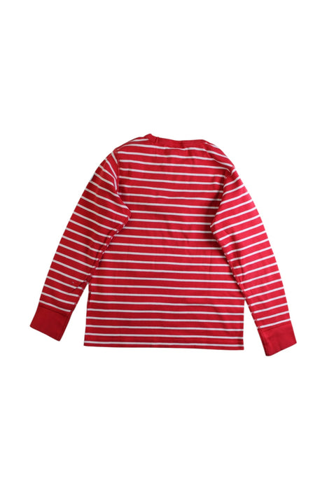 A Red Long Sleeve Shirts from Polarn O. Pyret in size 4T for neutral. (Back View)