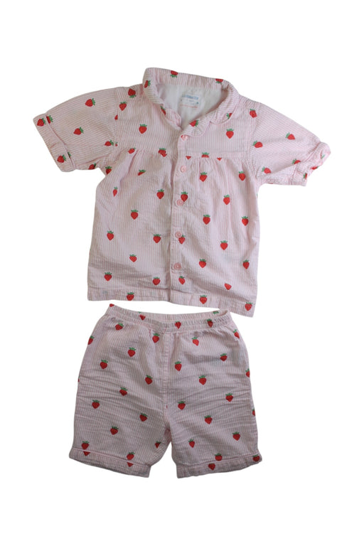 A Pink Pyjama Sets from Jojo Maman Bébé in size 5T for girl. (Front View)