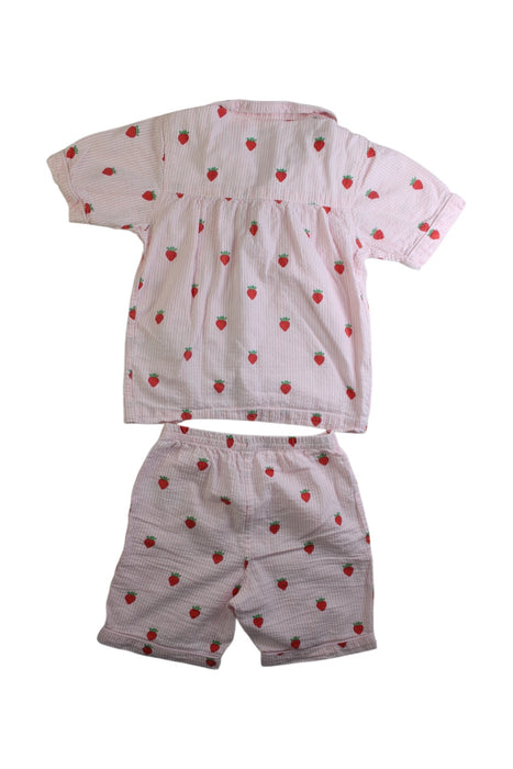 A Pink Pyjama Sets from Jojo Maman Bébé in size 5T for girl. (Back View)