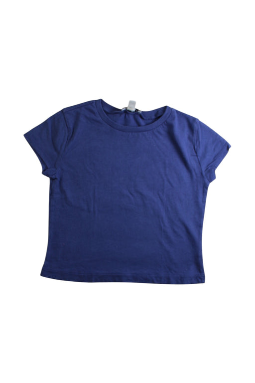 A Blue Short Sleeve T Shirts from Crewcuts in size 6T for girl. (Front View)