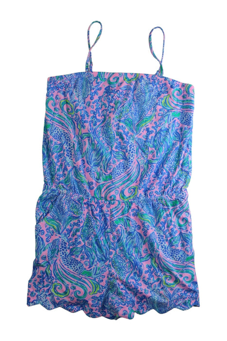 A Multicolour Sleeveless Rompers from Lilly Pulitzer in size 12Y for girl. (Front View)