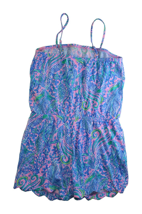 A Multicolour Sleeveless Rompers from Lilly Pulitzer in size 12Y for girl. (Back View)