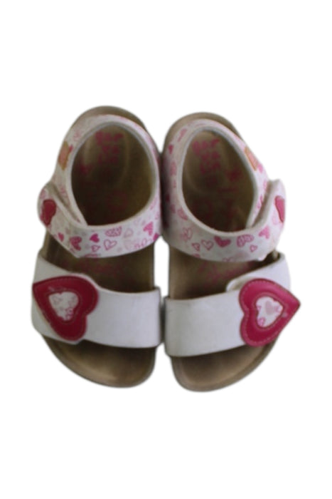 A White Sandals from Garvalin in size 18-24M for girl. (Back View)