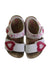 A White Sandals from Garvalin in size 18-24M for girl. (Back View)