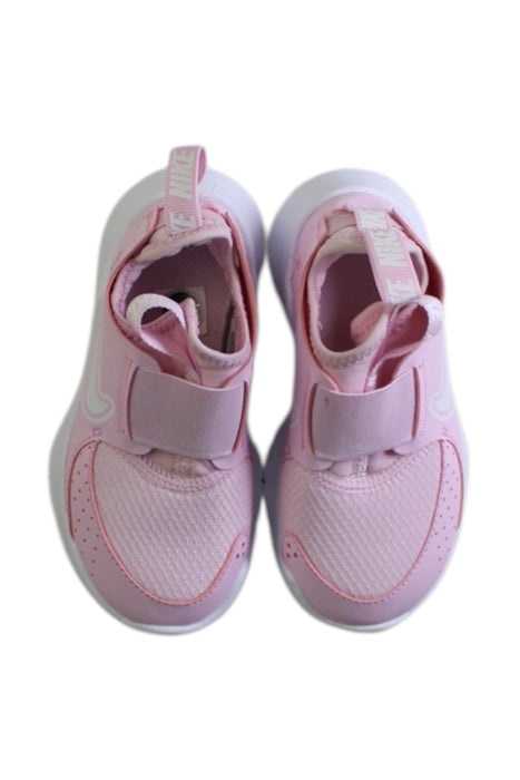 A Pink Sneakers from Nike in size 3T for girl. (Back View)