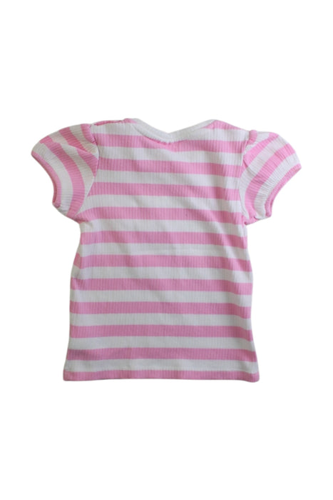 A Pink Short Sleeve Tops from Seed in size 18-24M for girl. (Back View)