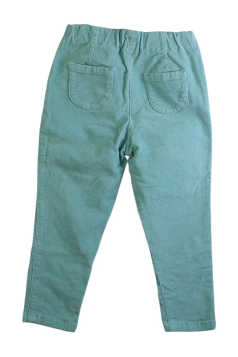 A Teal Casual Pants from Nanos in size 2T for girl. (Back View)
