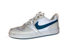 A White Sneakers from Nike in size 12Y for boy. (Back View)