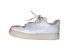 A White Sneakers from Nike in size 11Y for neutral. (Back View)