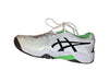 A White Sneakers from ASICS in size 12Y for boy. (Back View)