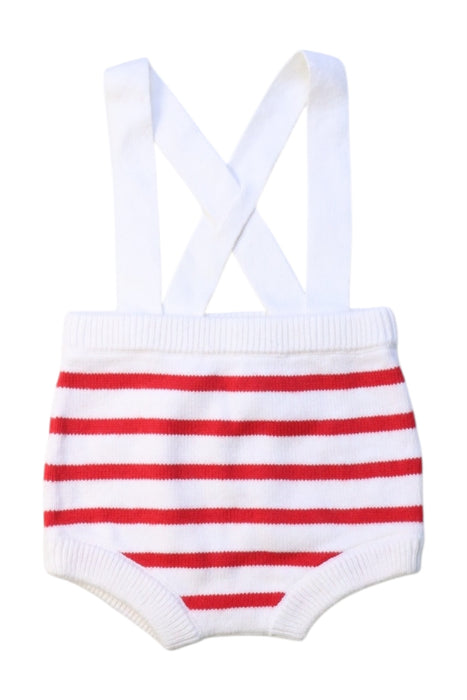 A Red Bloomers from Jacadi in size 0-3M for boy. (Front View)
