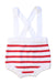A Red Bloomers from Jacadi in size 0-3M for boy. (Front View)