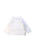 A White Buttoned Sweatshirts from Petit Bateau in size 3-6M for boy. (Front View)
