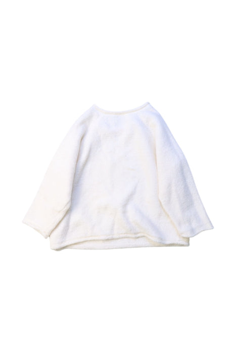 A White Buttoned Sweatshirts from Petit Bateau in size 3-6M for boy. (Back View)