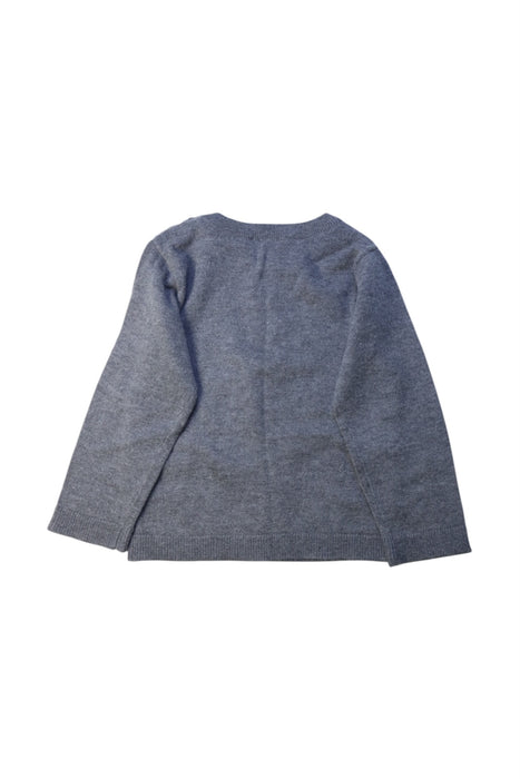 A Grey Crewneck Sweatshirts from Jacadi in size 3T for boy. (Back View)
