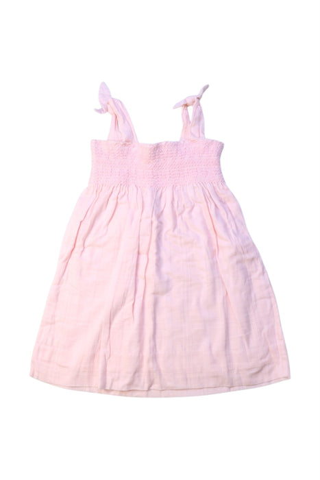 A Pink Sleeveless Dresses from Ralph Lauren in size 3-6M for girl. (Front View)