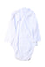 A White Long Sleeve Bodysuits from Jacadi in size 3-6M for girl. (Back View)