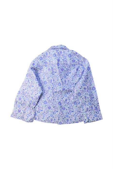 A Blue Long Sleeve Shirts from Thomas Brown in size 2T for boy. (Back View)