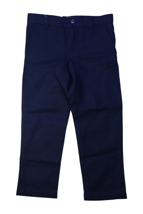 A Navy Casual Pants from Jacadi in size 3T for boy. (Front View)